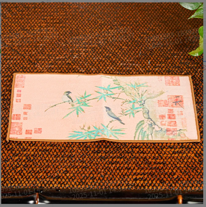 th竹报平安超吸珊瑚绒茶巾（福袋）th933
