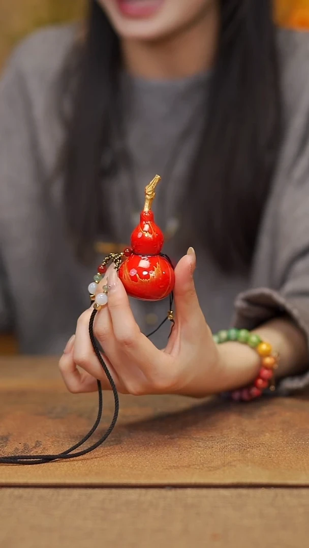 【闪购商品】459宴禾堂大漆脖挂葫芦68