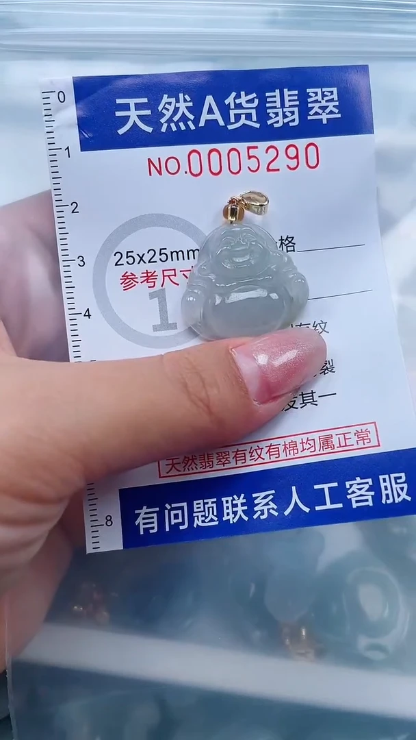 翡翠未镶嵌吊坠(不含链)1