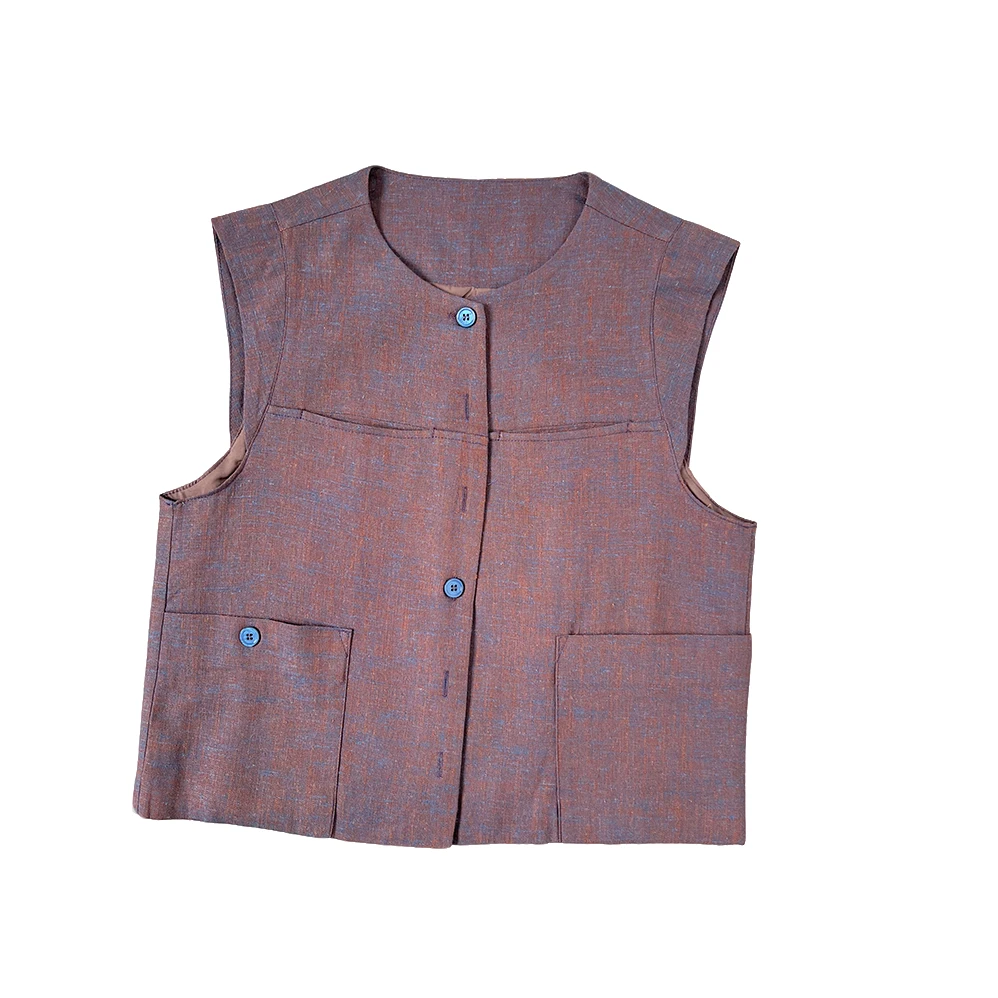 【佳文定制】2297西装马夹无袖穿搭上衣