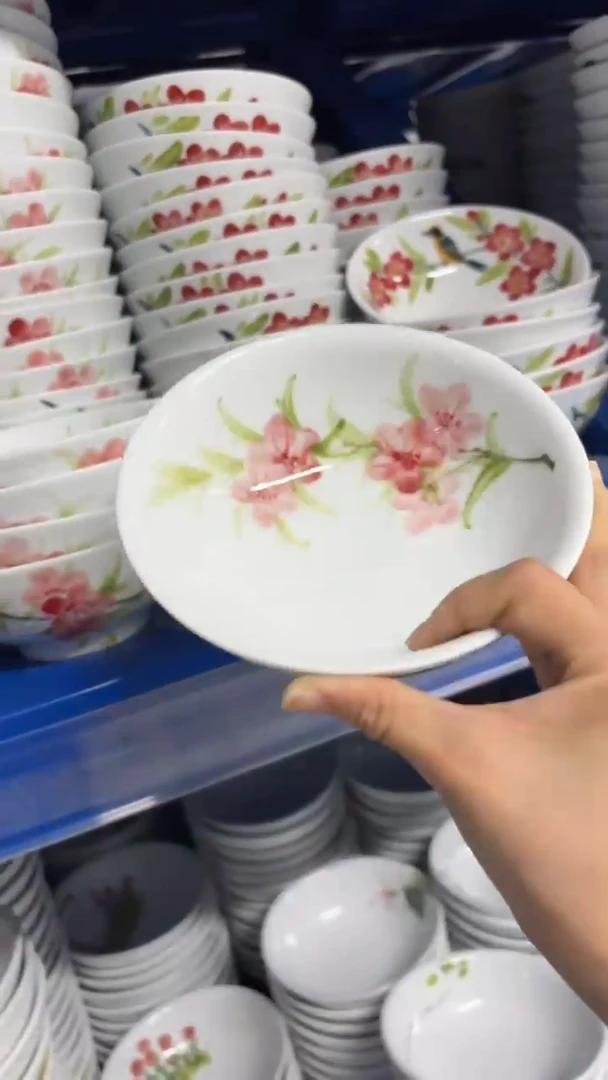 瓷片景德镇手绘釉中彩（食品级）壮壮碗