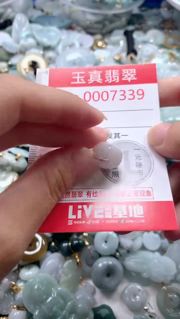 吊坠(不含链)未镶嵌翡翠7339