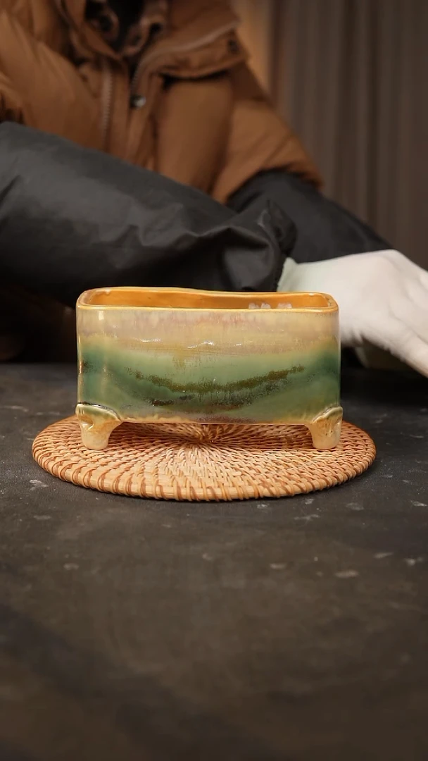 【闪购商品】瓷片景德镇泥泥陶瓷花盆