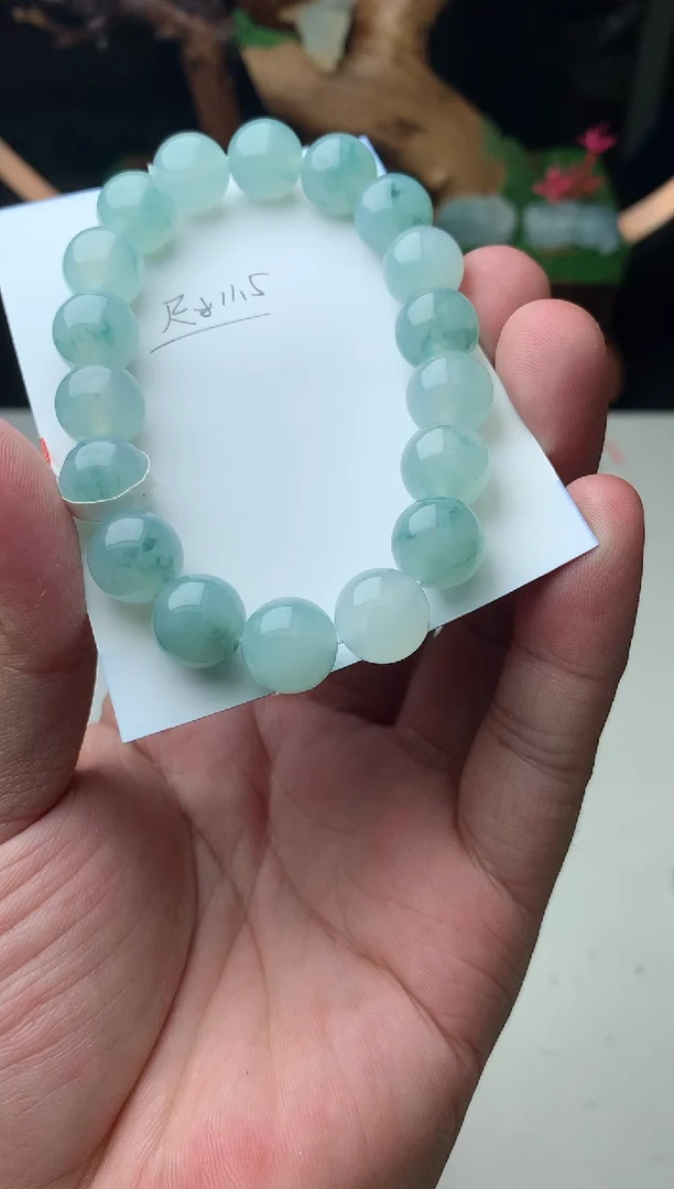 颈饰未镶嵌翡翠珠子11+