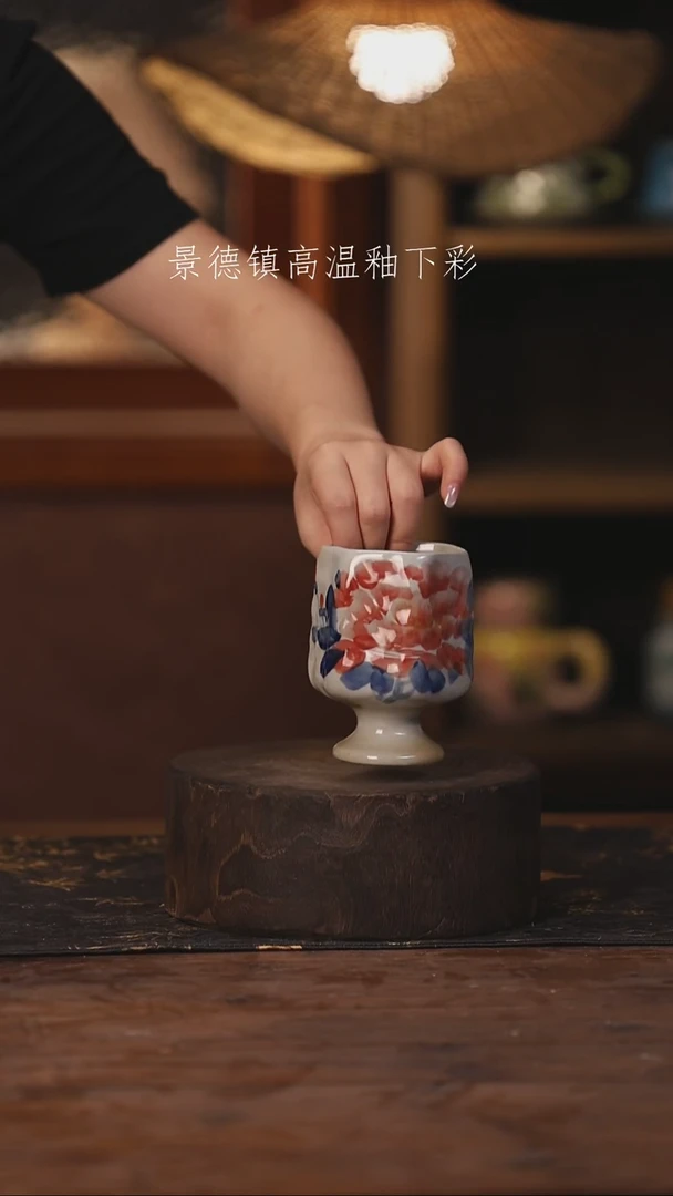 景德镇高温釉下手绘陶瓷417