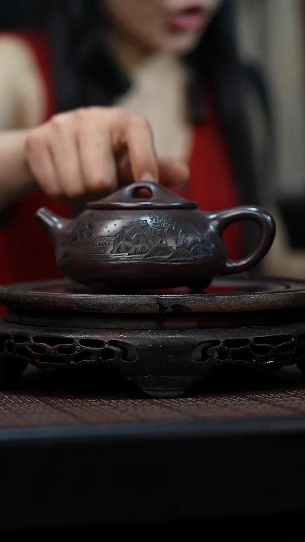 茶壶紫砂宜兴岁颐传砂原矿全手4