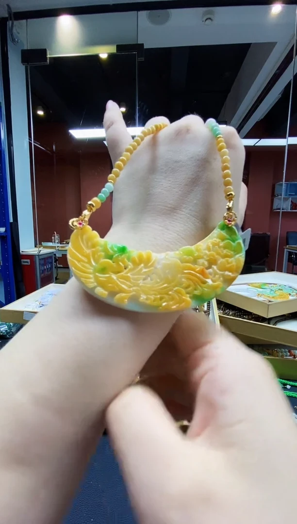 颈饰未镶嵌翡翠翡翠吊坠