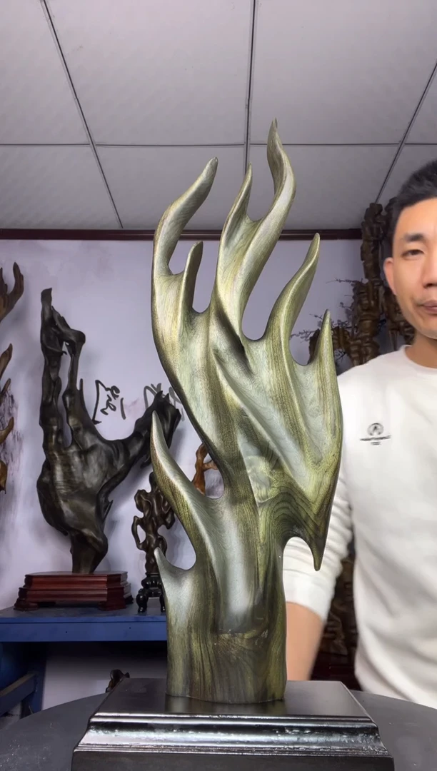 金丝楠木雕款x****迷金丝楠木工艺品摆件