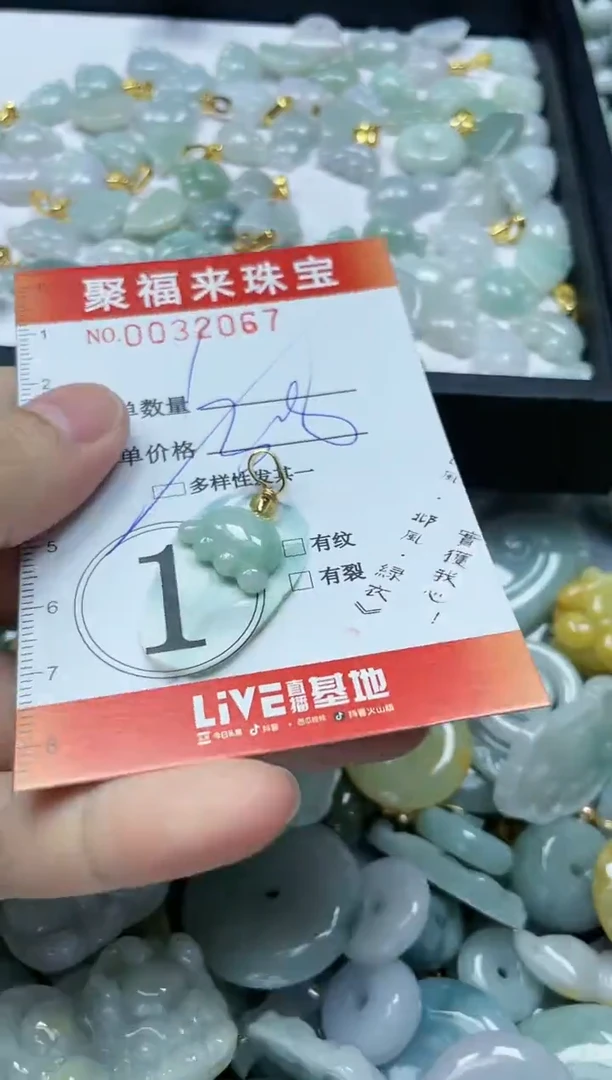 【闪购商品】翡翠颈饰未镶嵌闪购0032067多样性发其一