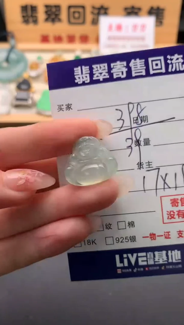 翡翠未镶嵌颈饰10133246