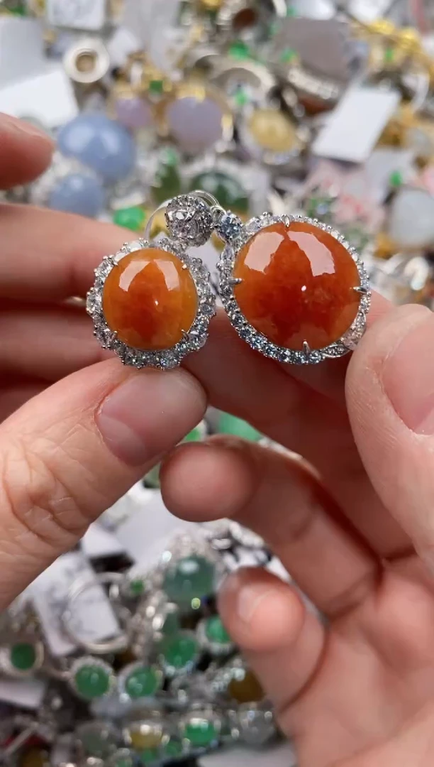 银S925镶嵌戒指翡翠222   6