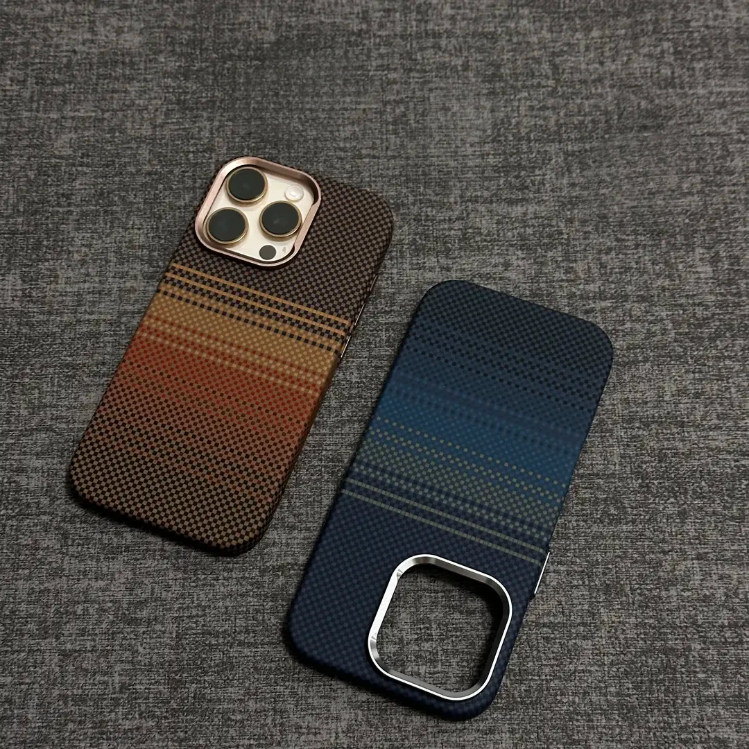 磁吸【日落月升】适用iPhone16promax/13手机壳轻薄质感水贴防摔15