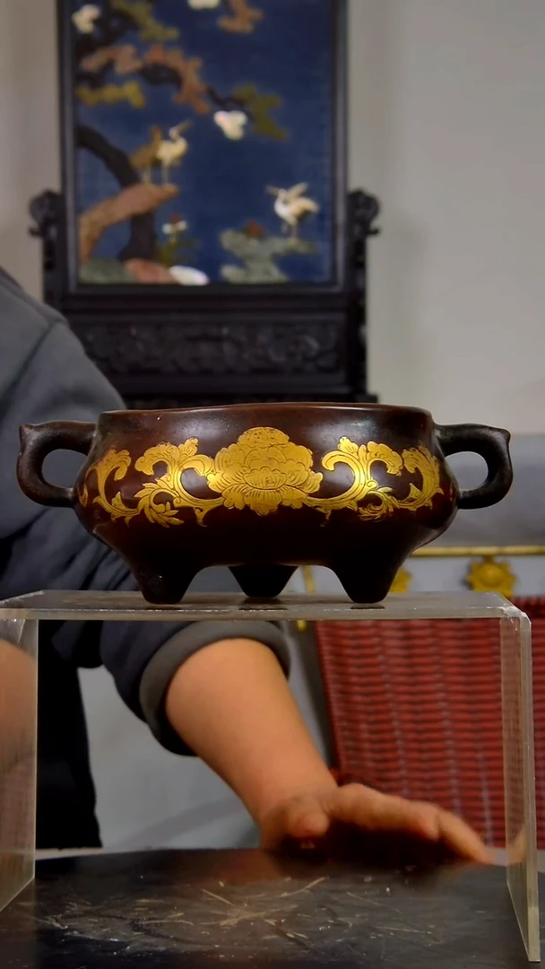 手工艺品琉璃鼎**助精品香炉结缘