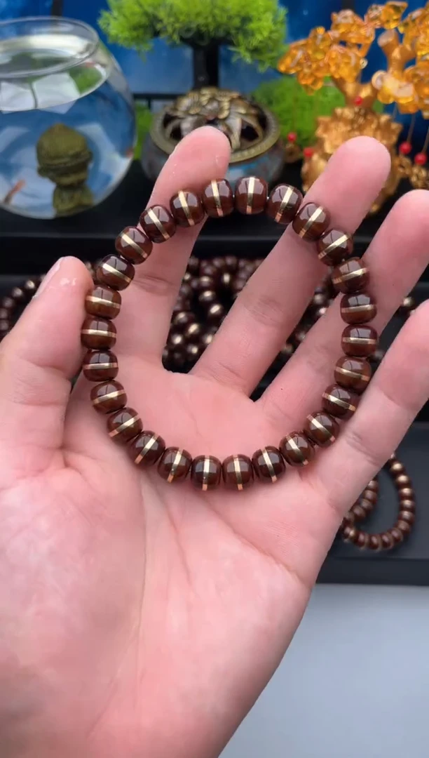 紫金鼠手串紫金鼠一线天二代5号