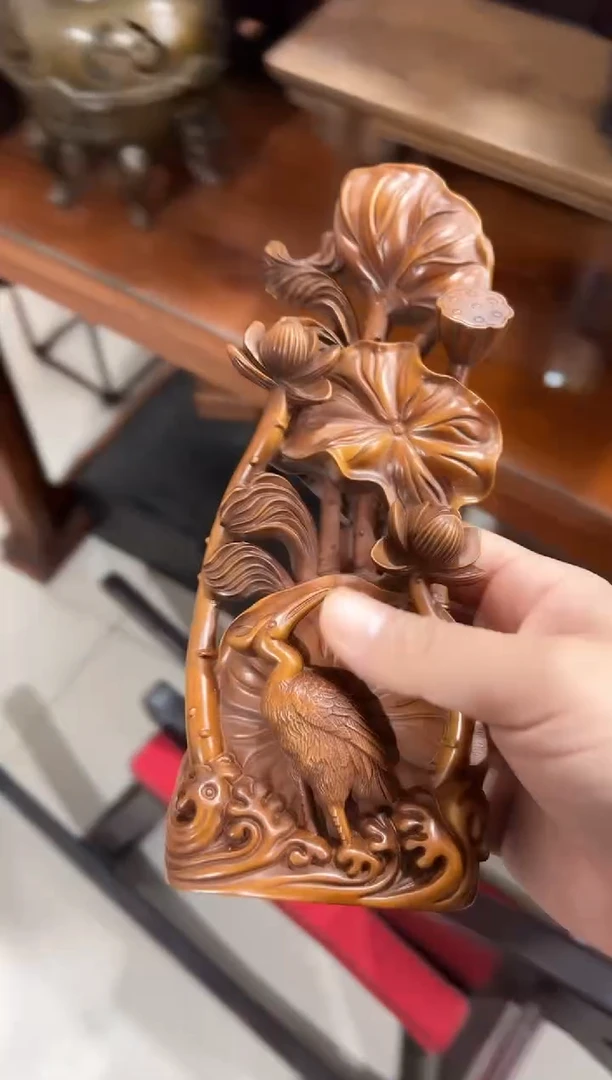 黄杨木一鹭连升1