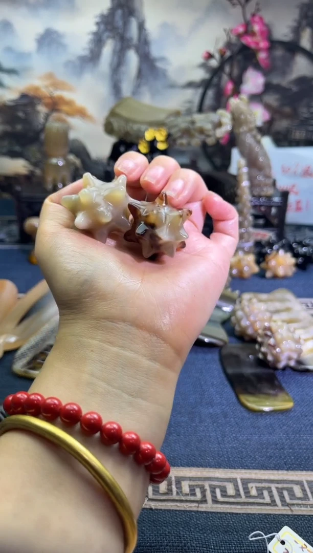 藏牦牛福利刺球一对