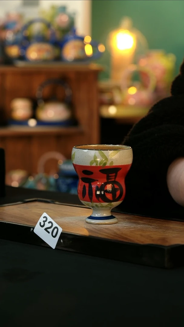【闪购商品】杯手绘心瓷陶瓷浮力