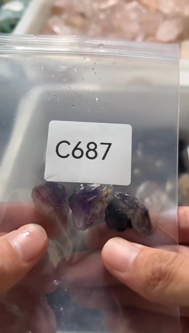 未镶嵌珠宝半成品水晶C687 多样性发一件