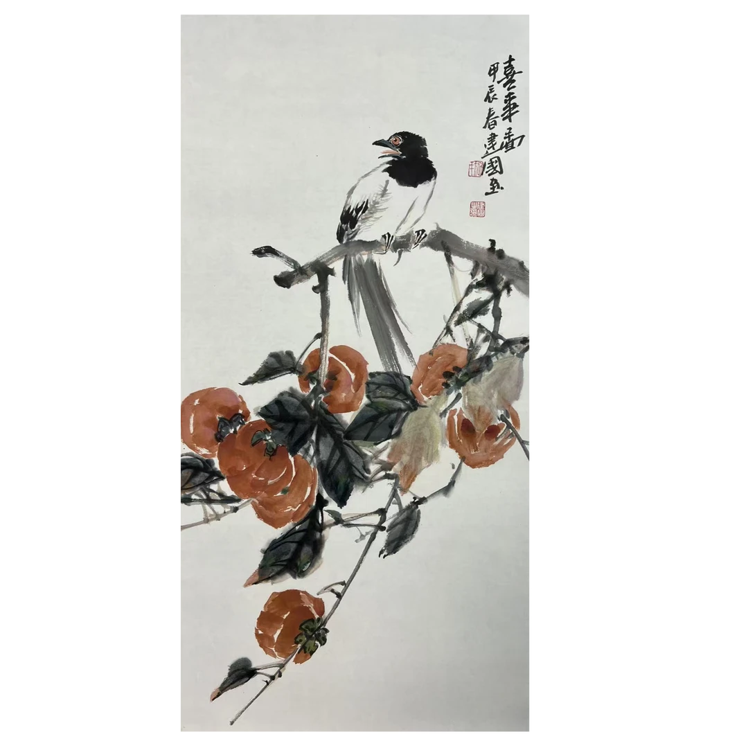 施老师写意花鸟国画作品