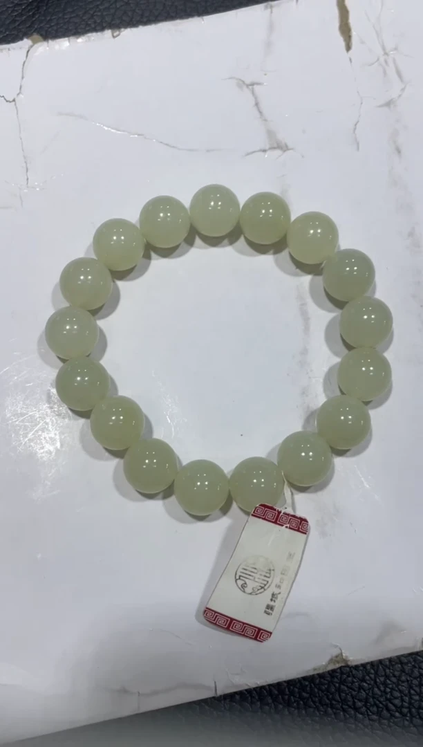 未镶嵌手链和田玉金山白玉手串（产地直发）