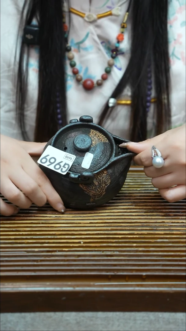 万古烧粗陶手工茶具