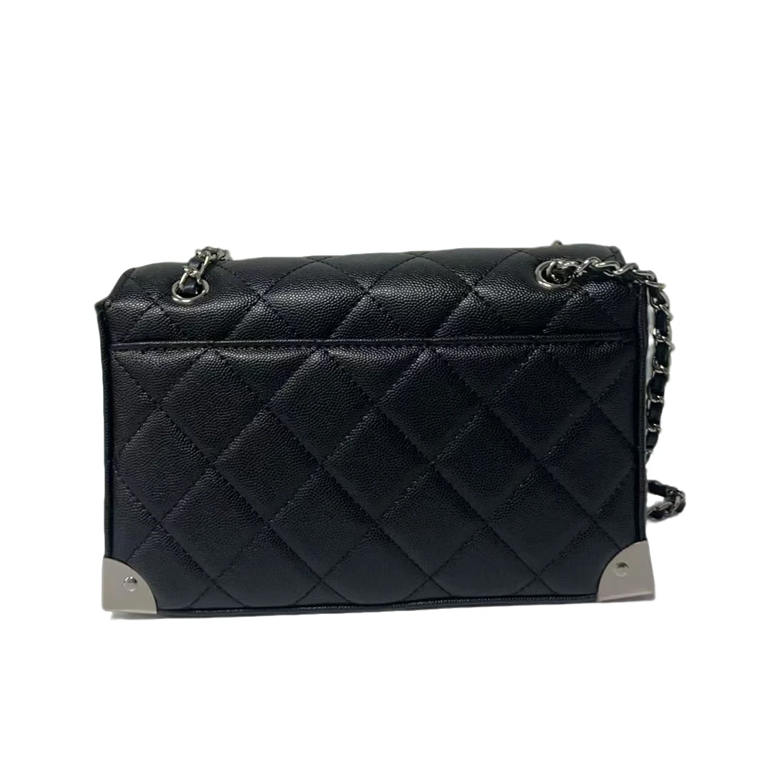 TOLEX2025新款手工女包阳盒子时尚百搭白色黑色22cm