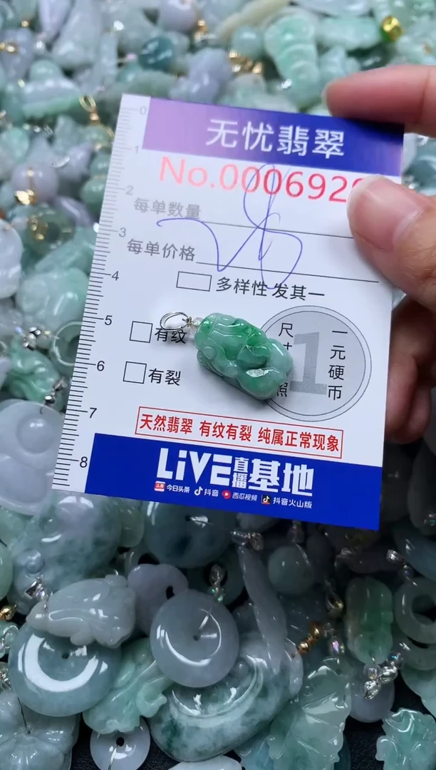 颈饰未镶嵌翡翠6929