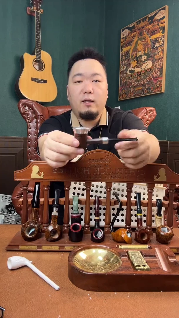 石楠木木雕款意大利进口石楠木烟斗