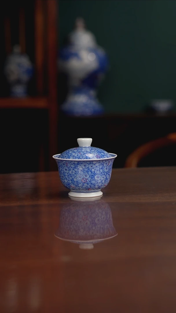 空山明月 新斗彩 冰梅