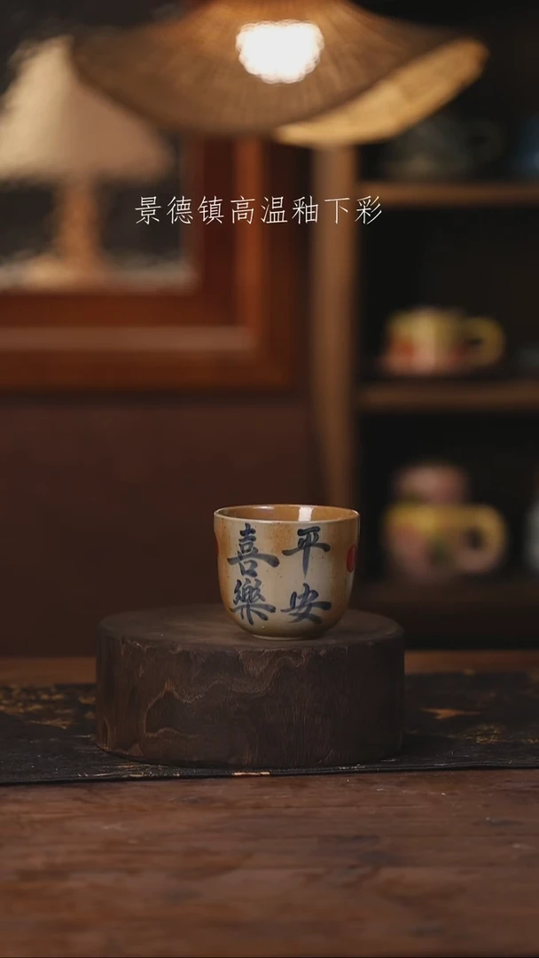 陶瓷景德镇高温釉下手绘陶瓷185