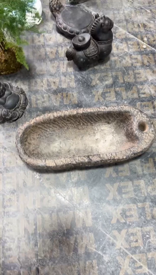 陶土【火山泥】牛槽盆