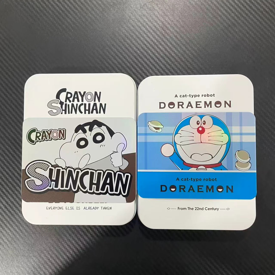 卡通蜡笔小新哆啦A梦礼盒包装钢笔套装-到手2套