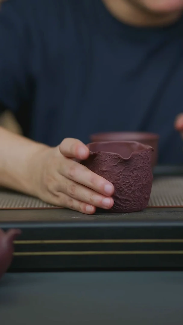 茶壶紫砂老紫泥公道杯