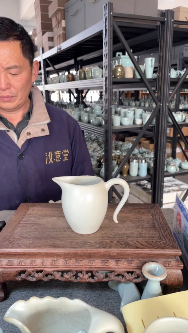 【闪购商品】瓷片月白 美人公道  微瑕