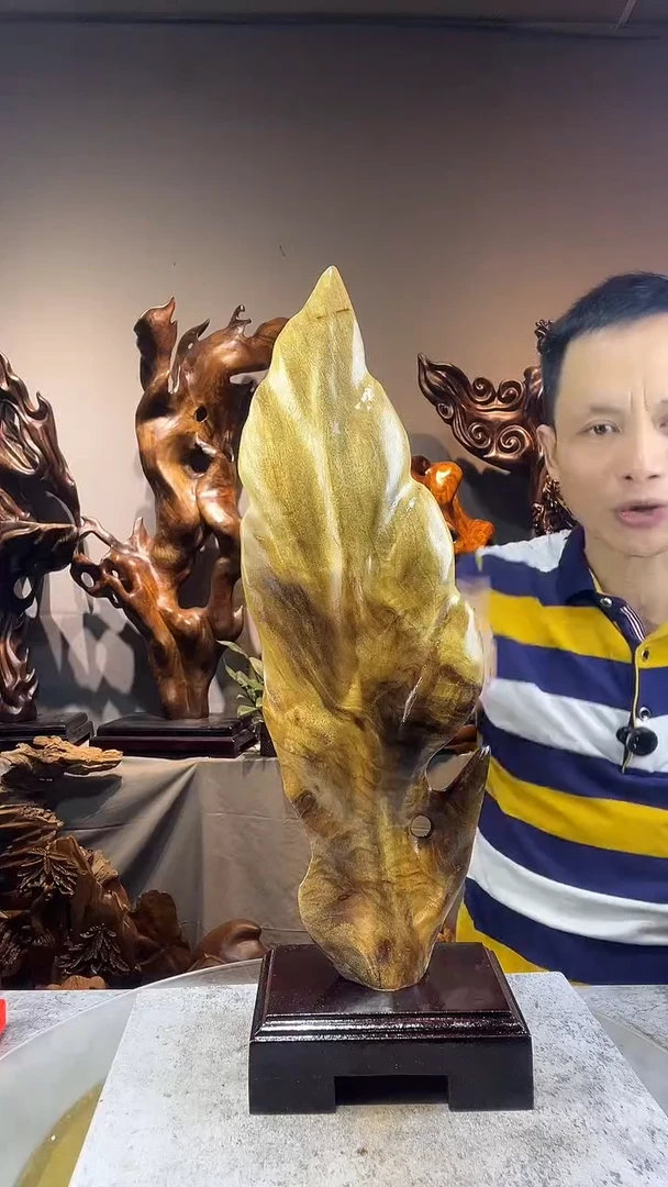 金丝楠晟****饰小叶桢楠随行摆件7