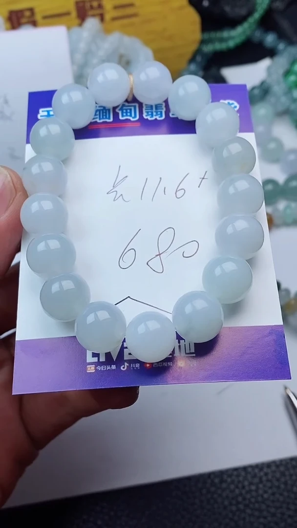 【闪购商品】翡翠颈饰未镶嵌手串