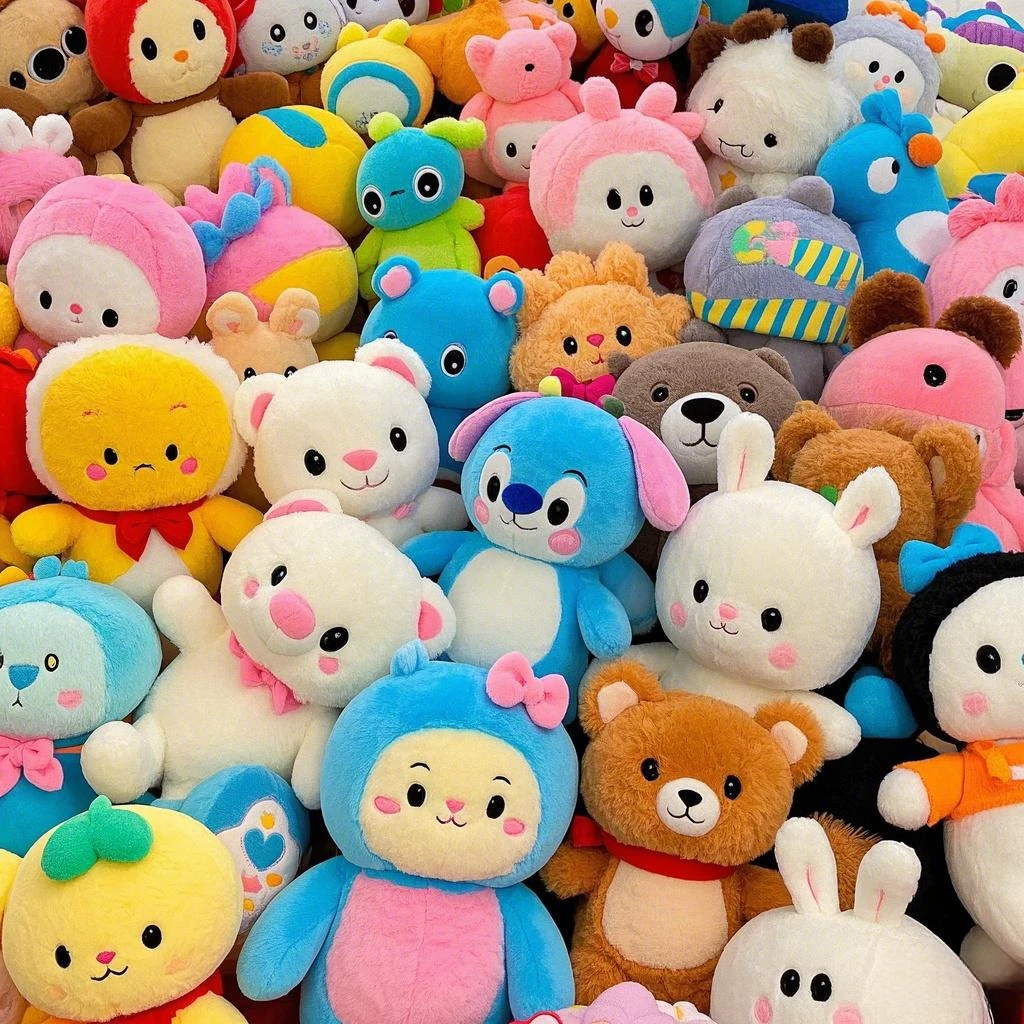 毛绒玩具大合集超萌系列可爱婚庆公仔床搭子送女生闺蜜生日礼物