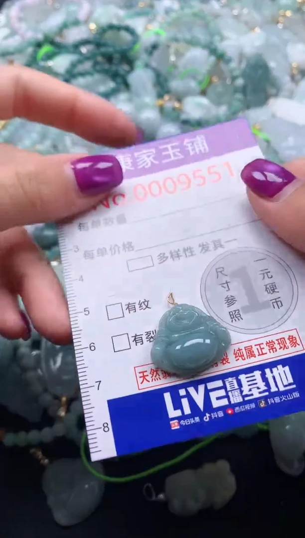颈饰未镶嵌翡翠9551