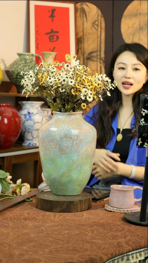 摆件设计师款粉黛系列花器