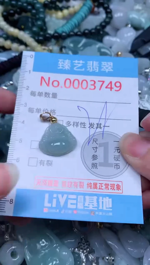 吊坠(不含链)未镶嵌翡翠3749