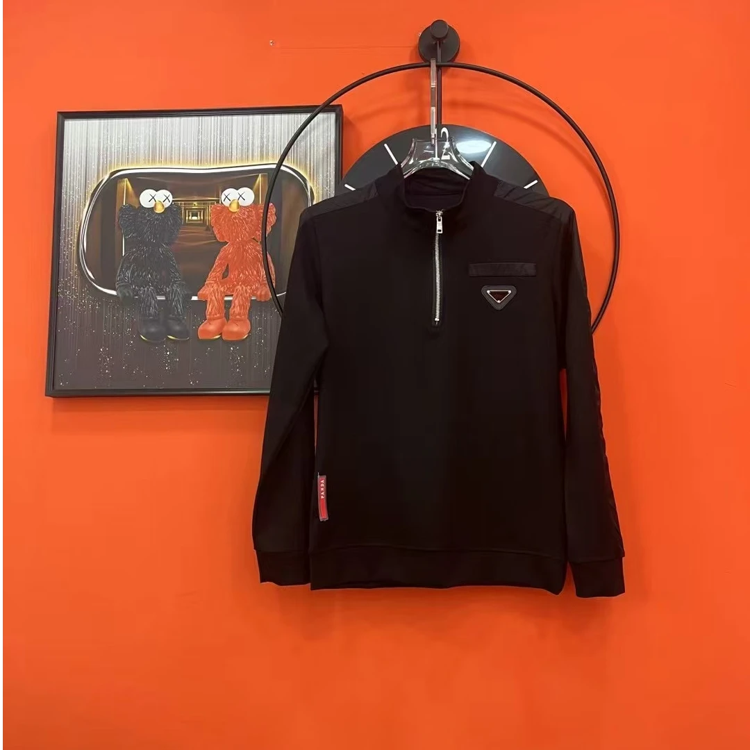 2025春季新款男士经典潮流立领拉链款男士气质上衣