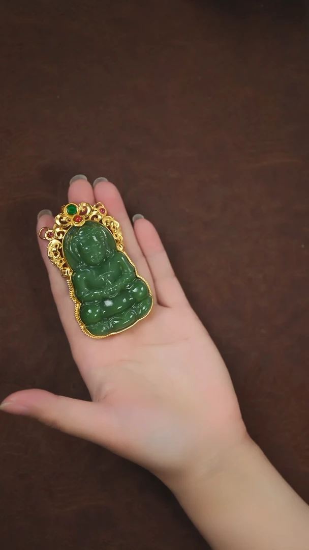 未镶嵌和田玉挂件闪购 观音