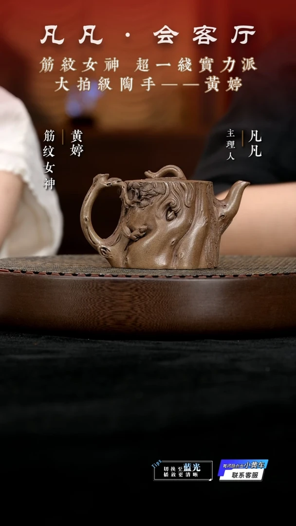 茶壶紫砂JW黄婷132 斜桩老段泥250cc