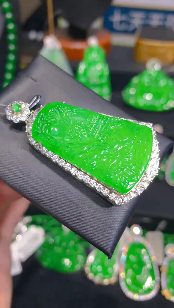 【闪购商品】翡翠颈饰银S925镶嵌23一季