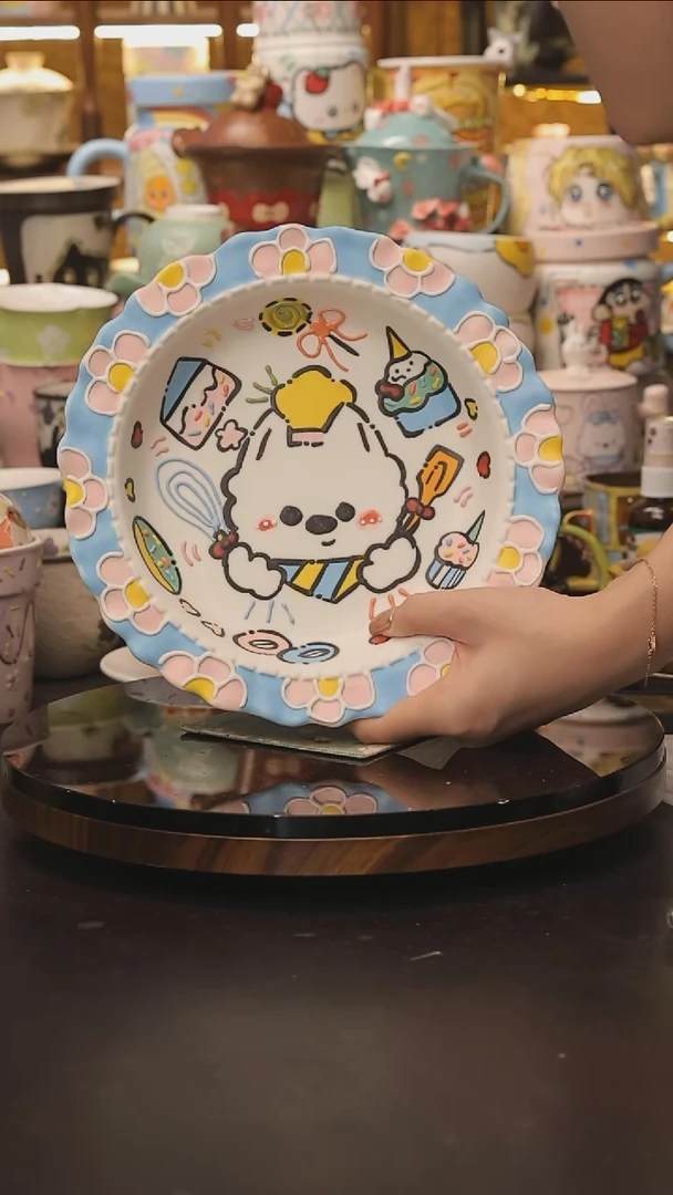 景德镇釉下彩绘设计师款式陶瓷
