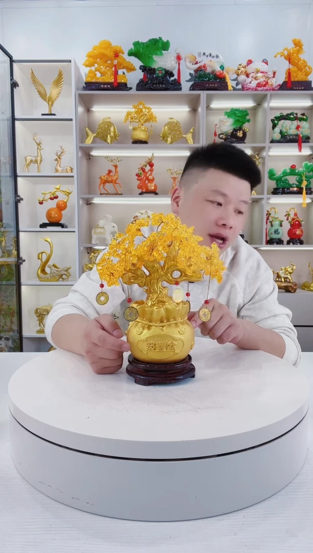 摆件大号发米树摆件