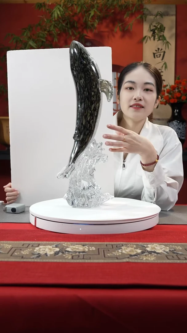 【闪购商品】琉璃手工艺品鲸鱼