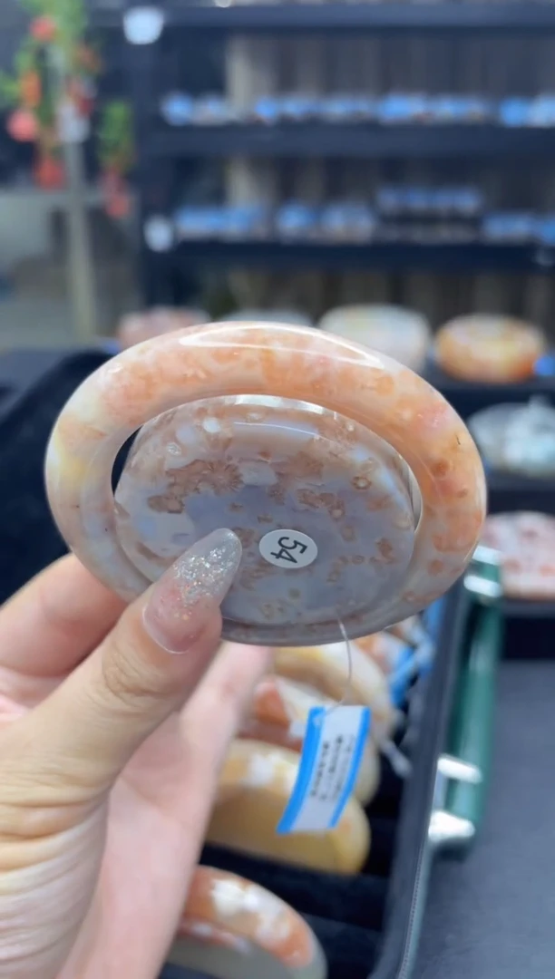 石英质玉手镯未镶嵌187(54圈赠送镯心)