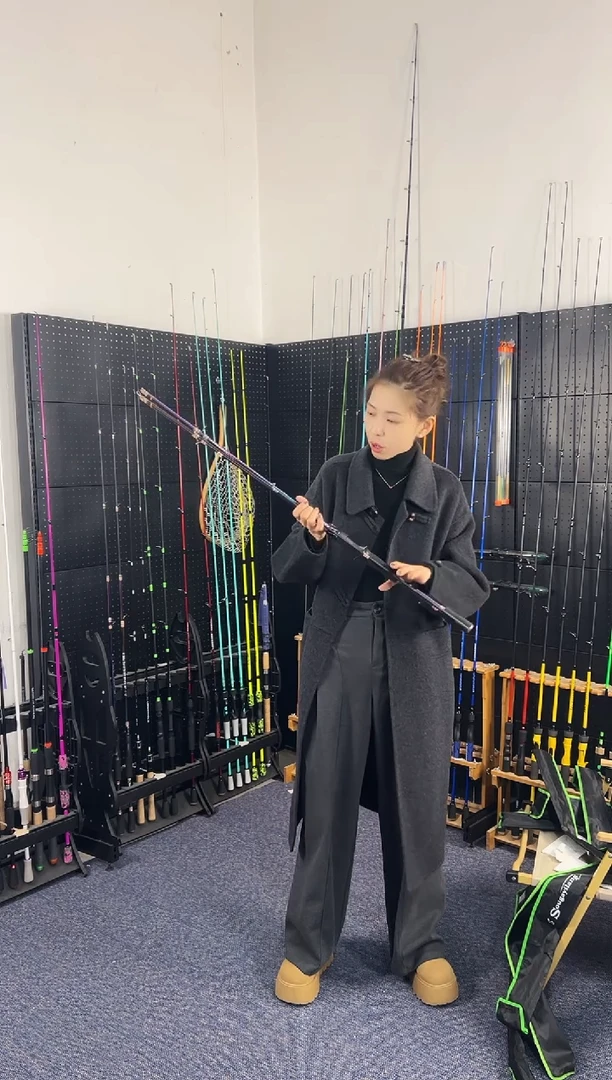 1.8m碳素七彩1.8米枪柄（瑕疵尾货竿，没有售后，介意勿拍）