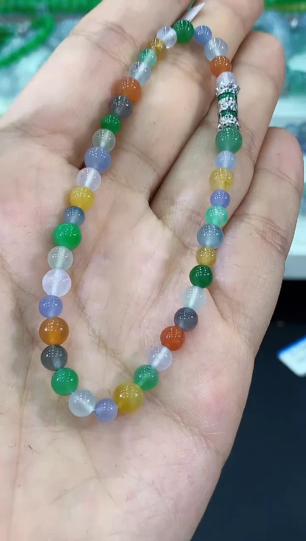未镶嵌手串翡翠C253